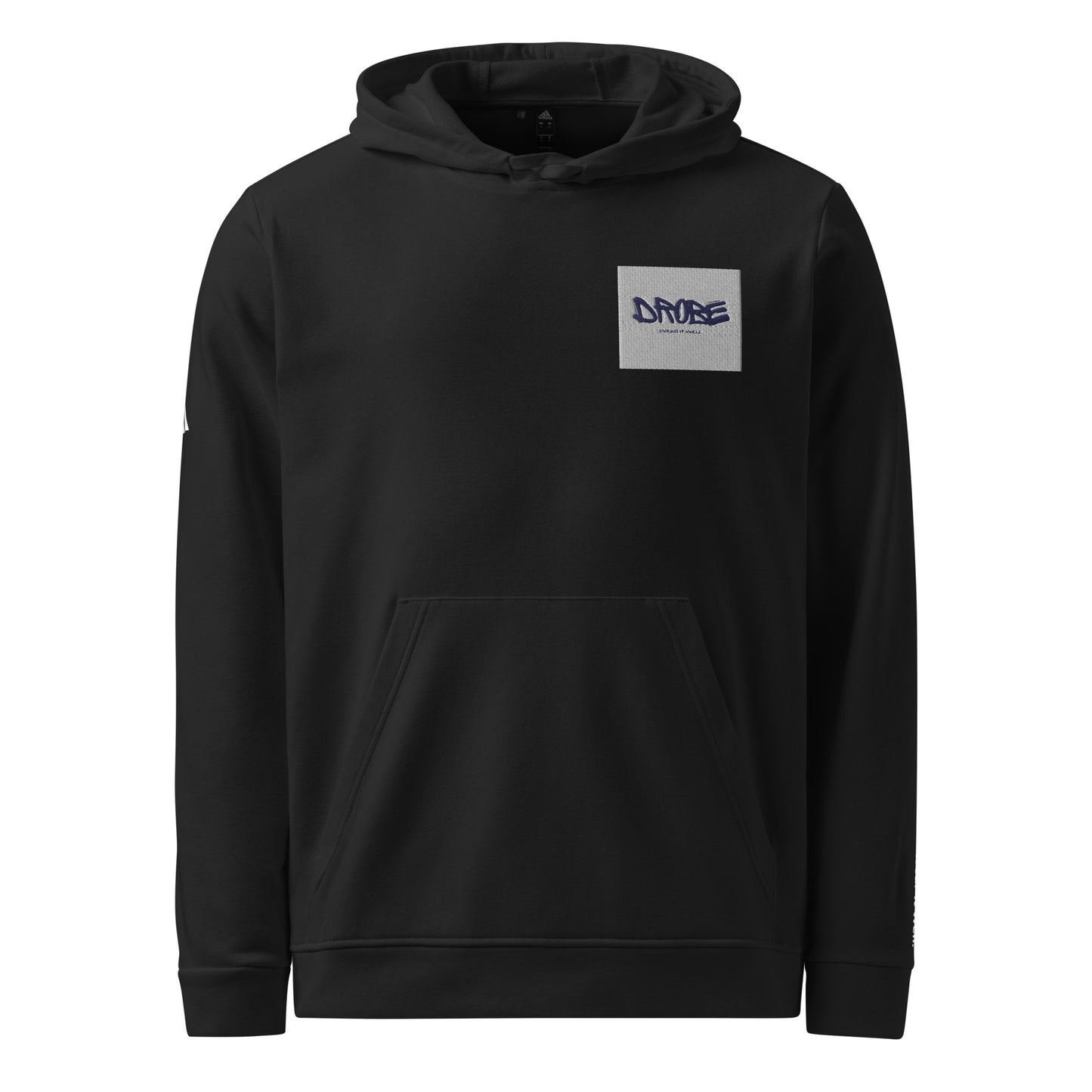 Drobe Clothing Boxed Logo Adidas Fleece Hoodie