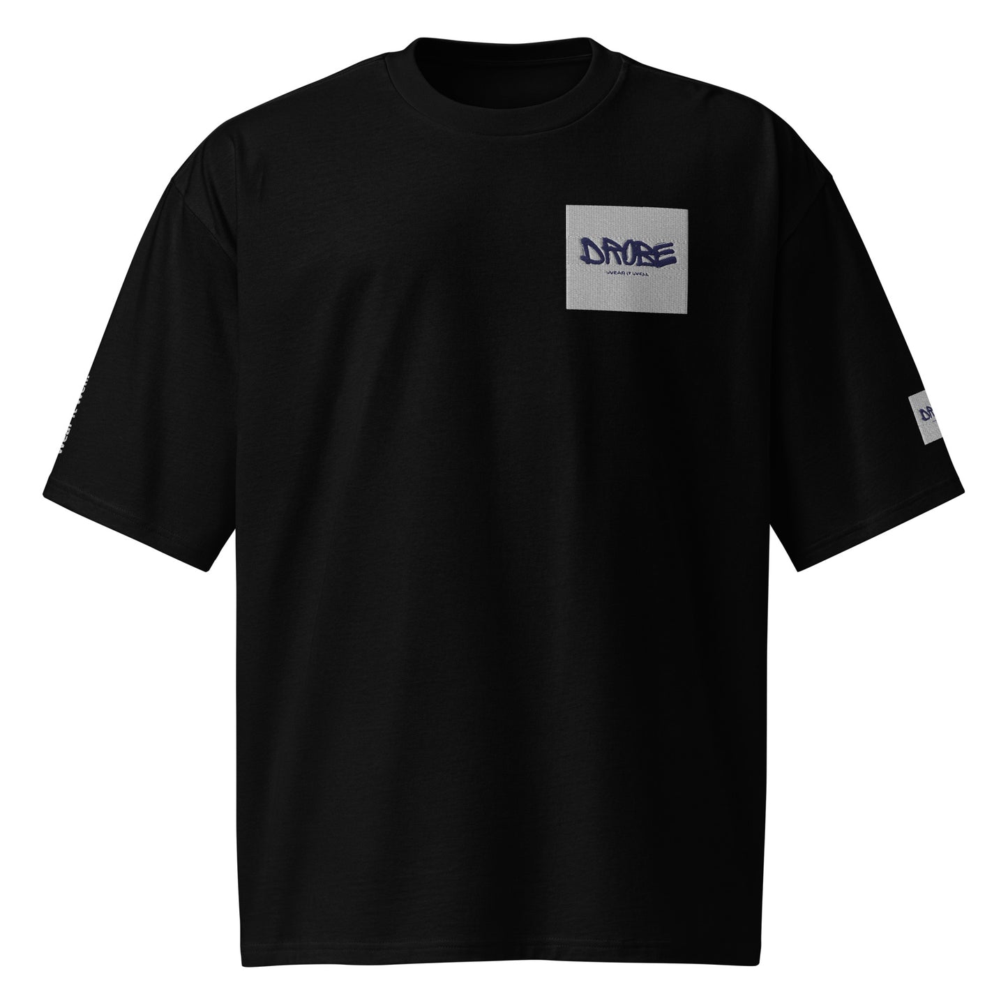 Drobe Clothing Boxed Logo Oversized Heavyweight T-Shirt